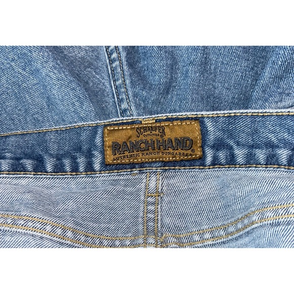 Schaeffer Outfitter Ranch Hand Men's Blue Denim Jeans 42 x 30 Medium Wash Cotton - Picture 6 of 6